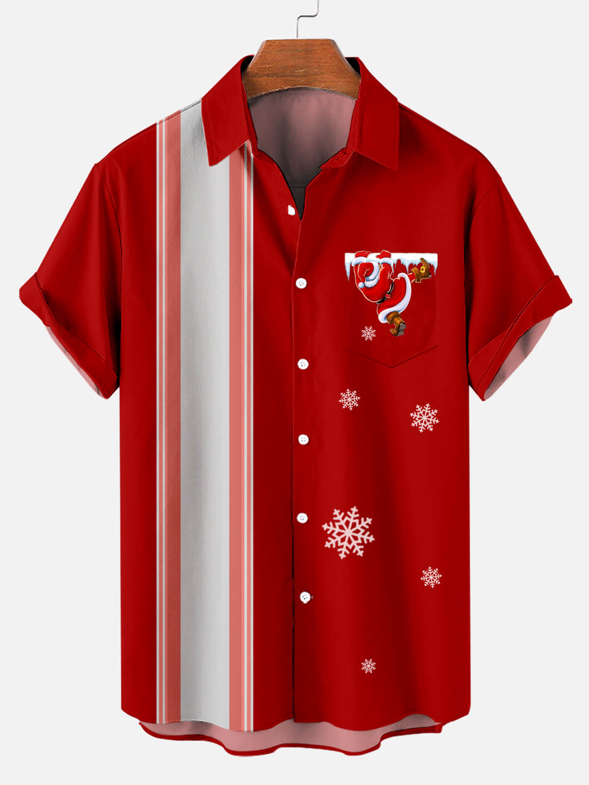 Christmas Santa Men's Hawaiian Shirt