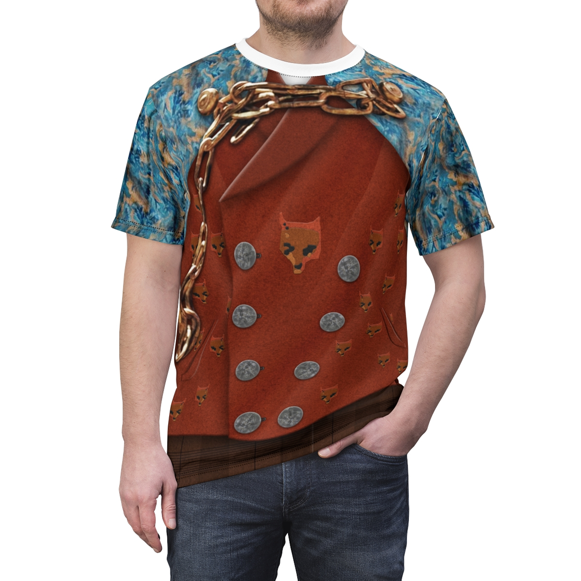 Honest John Pinocchio 2023 Movie Costume T-Shirt