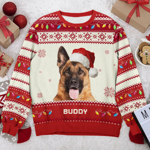 Custom Photo Pet Is Your Best Friend - Personalized Ugly Sweater - Gift For Pet Lovers, Pet Owners NA94