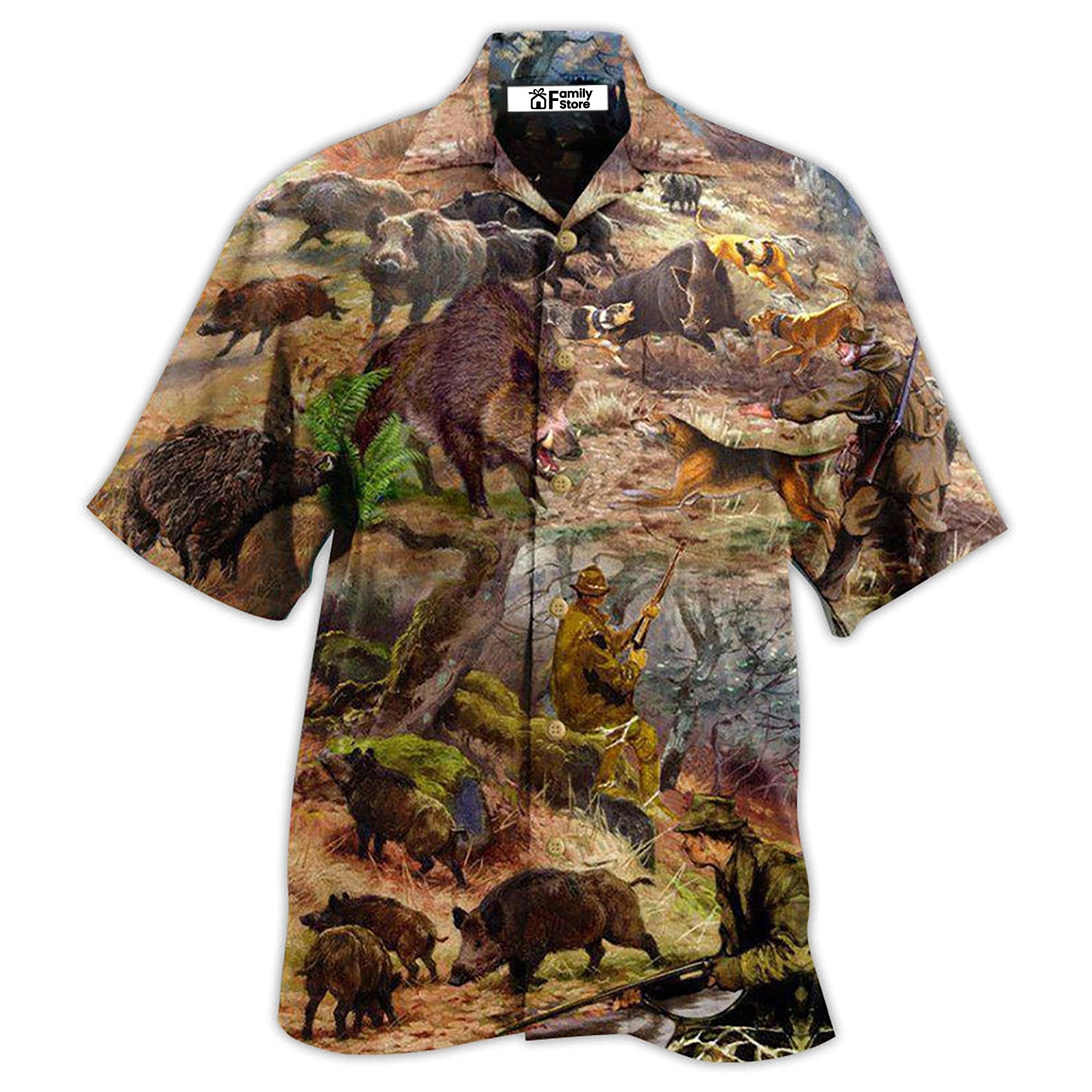 Hunting All Care About Is Hunting And Maybe 3 People - Hawaiian Shirt