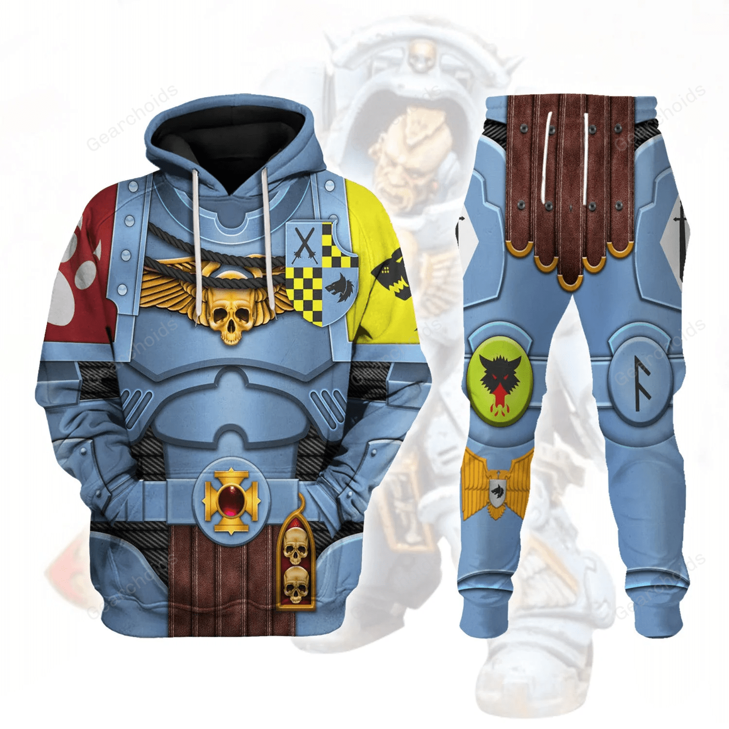 Warhammer Space Wolves Captain - Costume Cosplay Hoodie Sweatshirt Sweatpants WHHS163