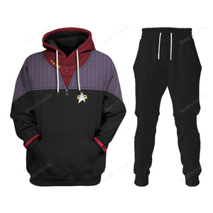 Star Trek Jean-luc Picard Hoodie Sweatshirt Sweatpants