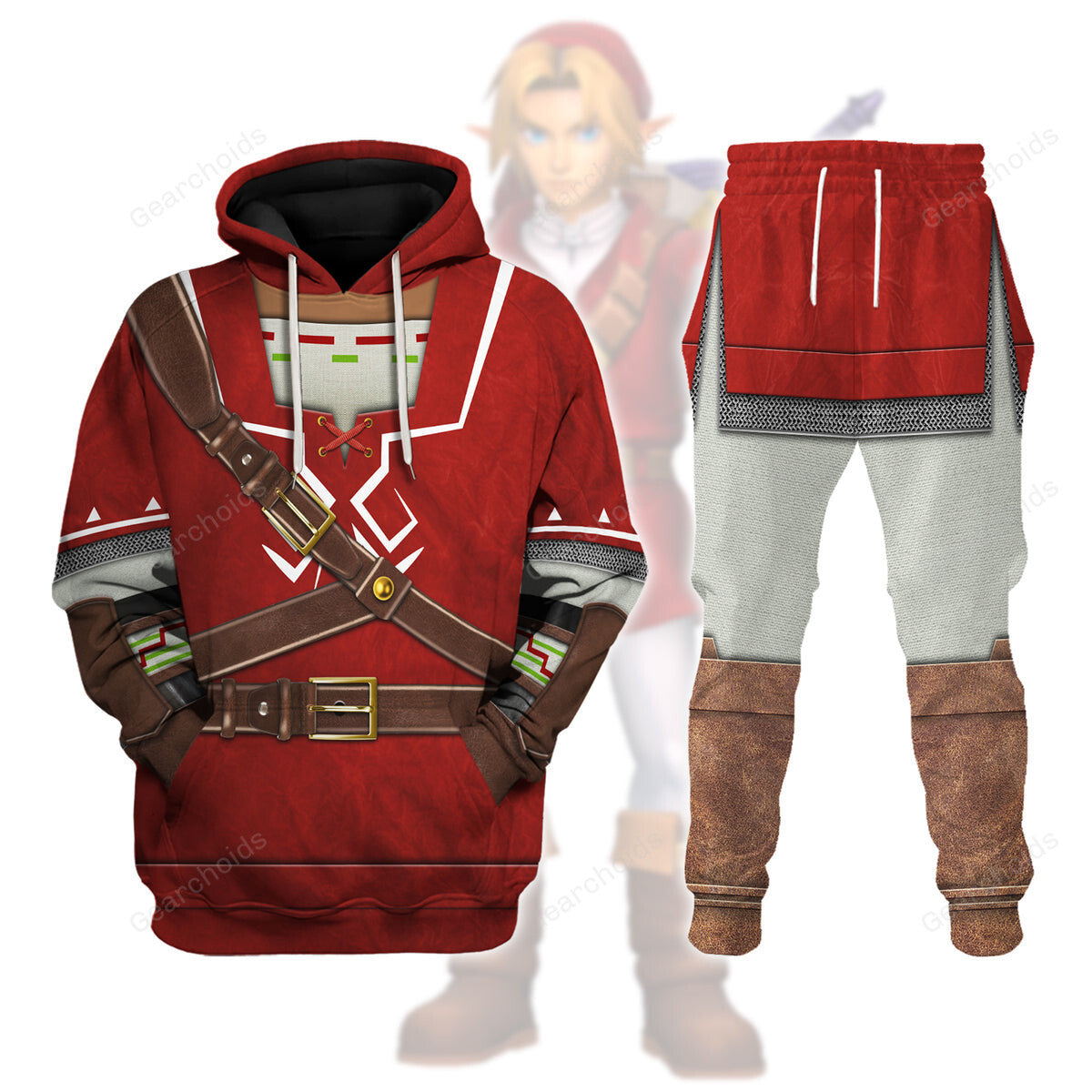 Link Goron Tunic Attire Hoodie Sweatshirt Sweatpants