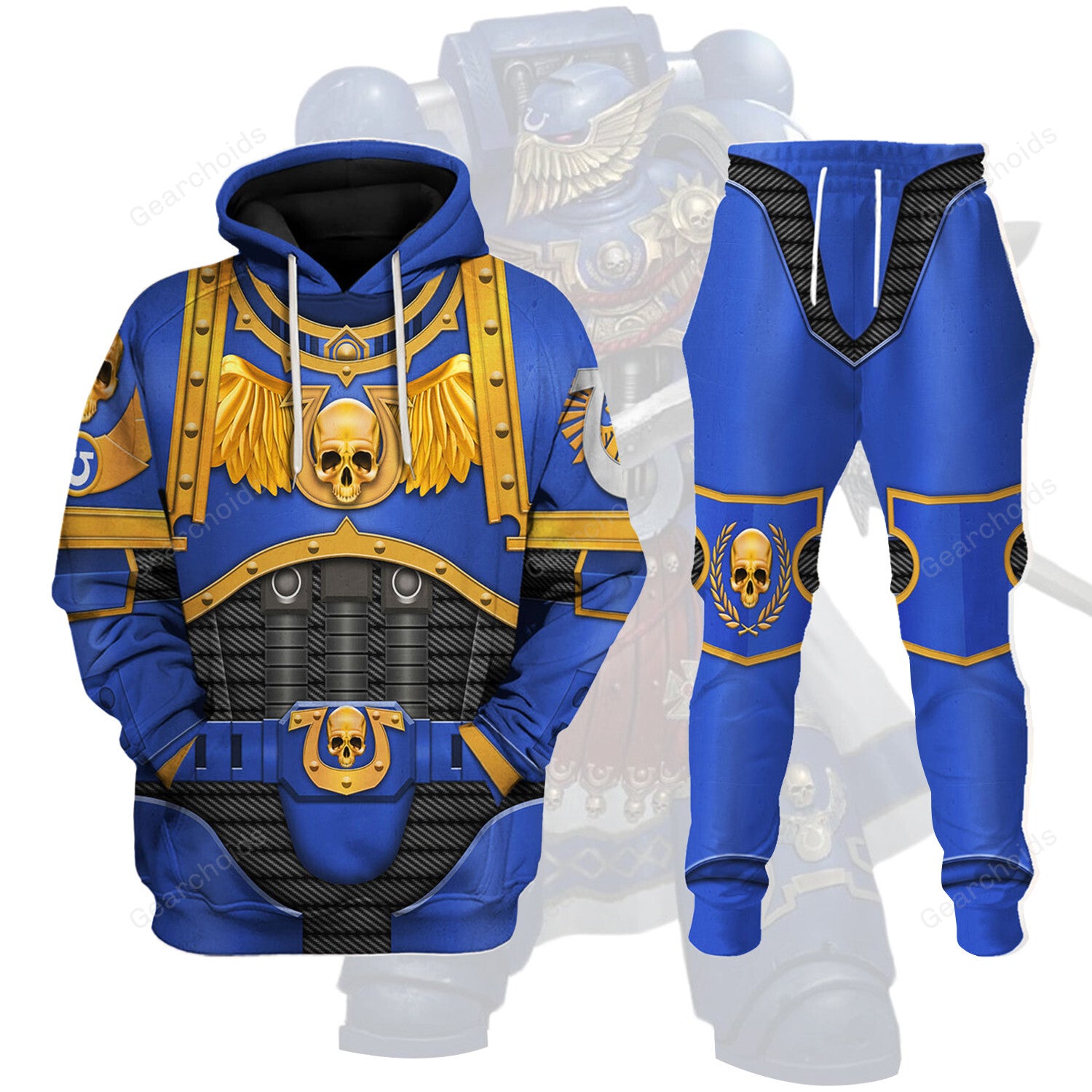 Space Marines Video Games V1 - Costume Cosplay Hoodie Sweatshirt Sweatpants WHHS11