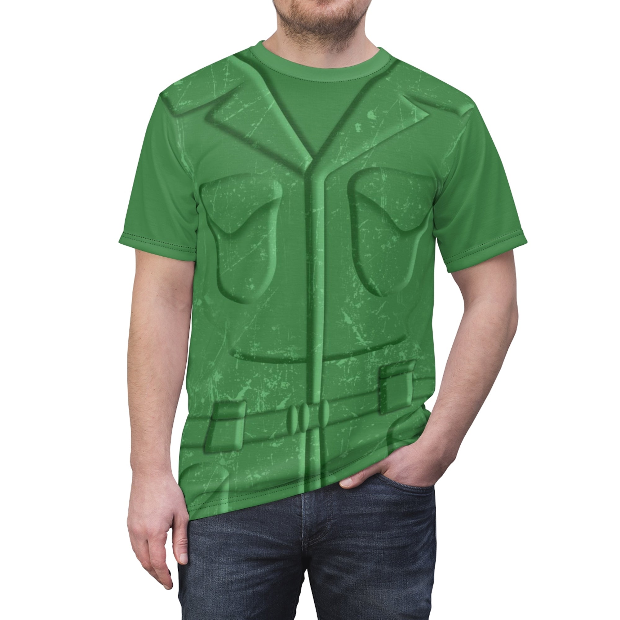 Green Army Toy Story Costume T-shirt For Men