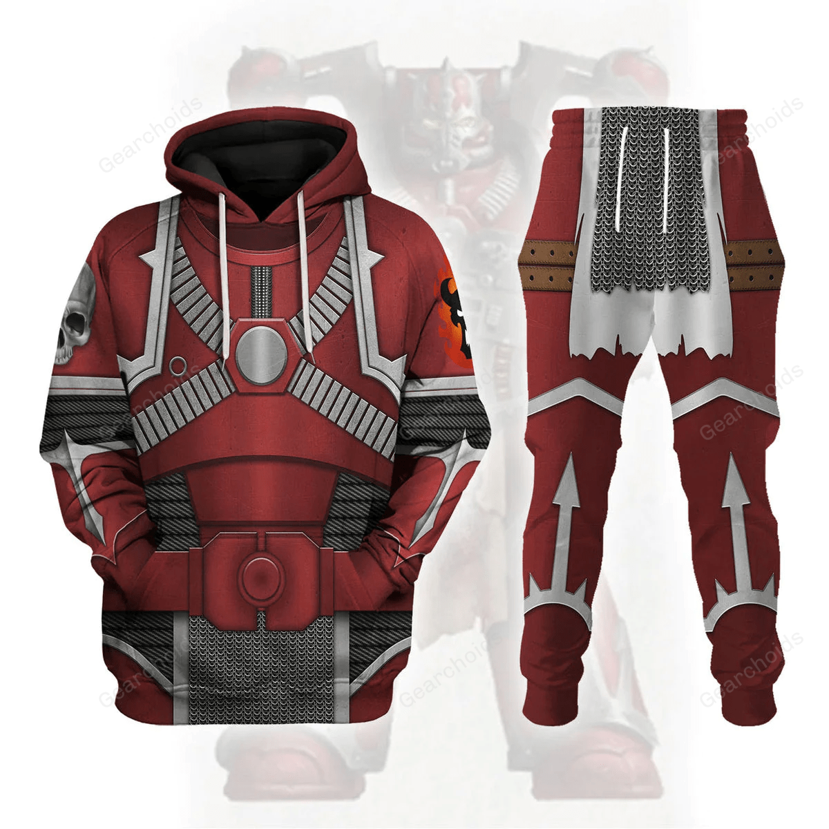 Word Bearers Legion Colour Scheme - Costume Cosplay Hoodie Sweatshirt Sweatpants