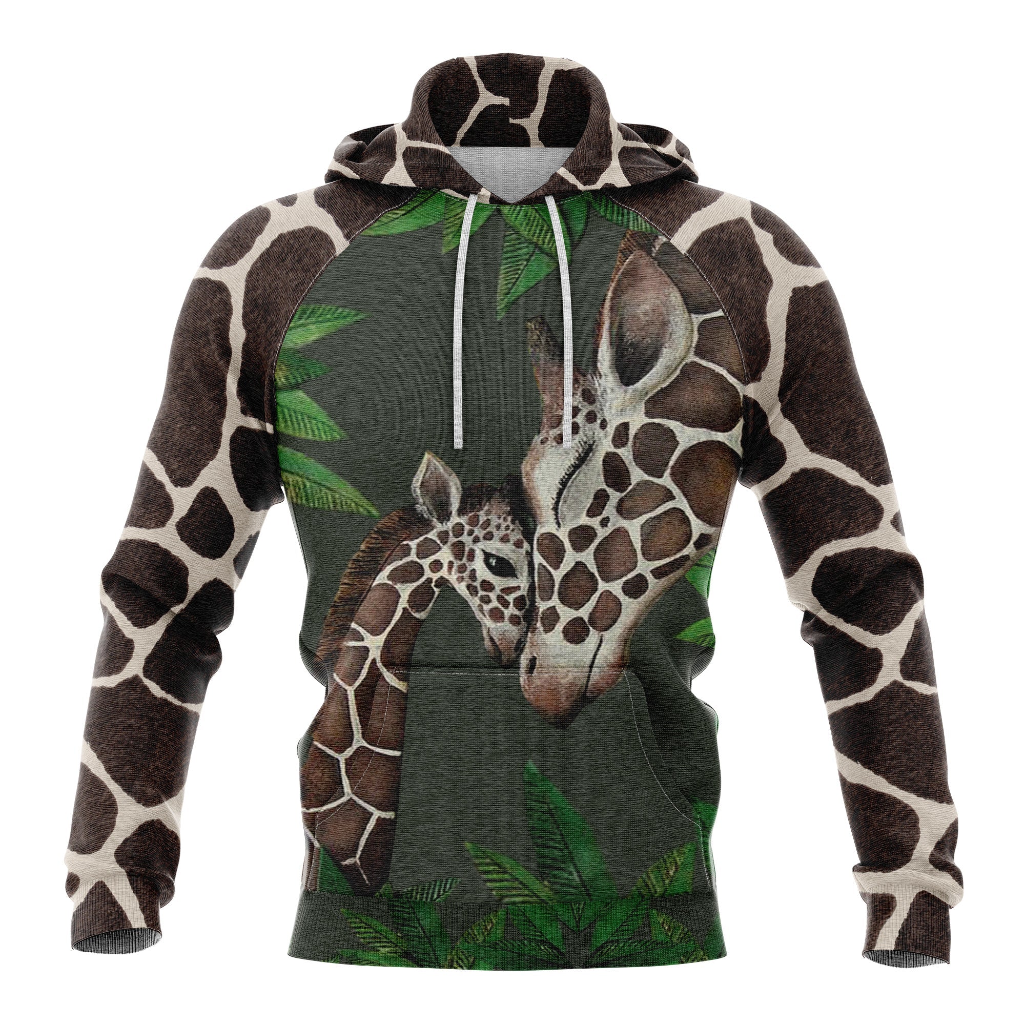 Mother's Love Giraffe Hoodie For Men And Women