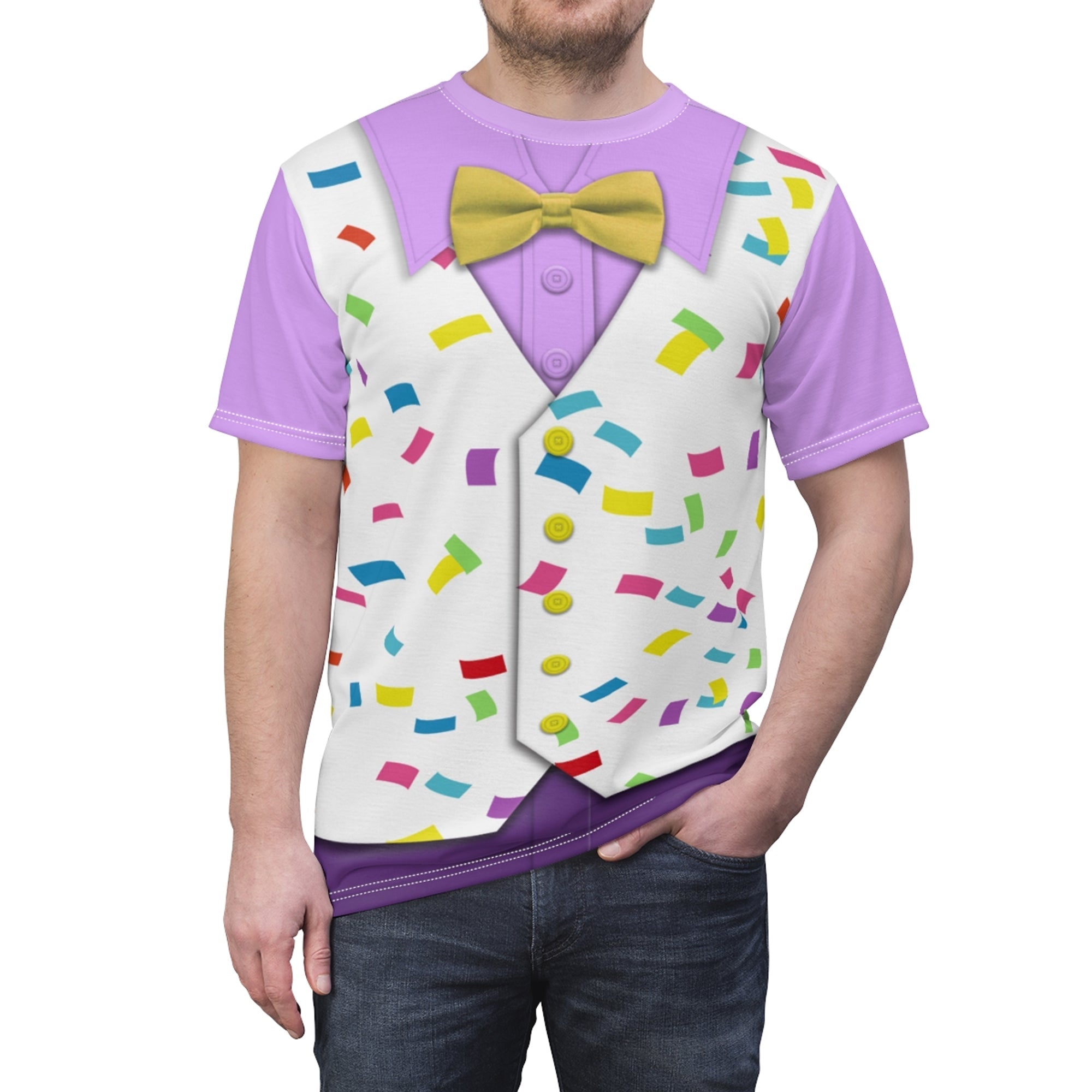 Purple Move It! Magic Kingdom Costume T-shirt For Men