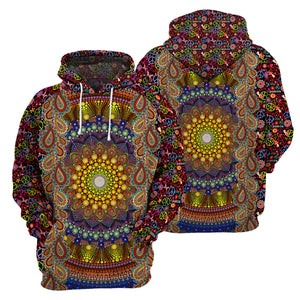 Sunflower Hippie Hoodie For Men & Women