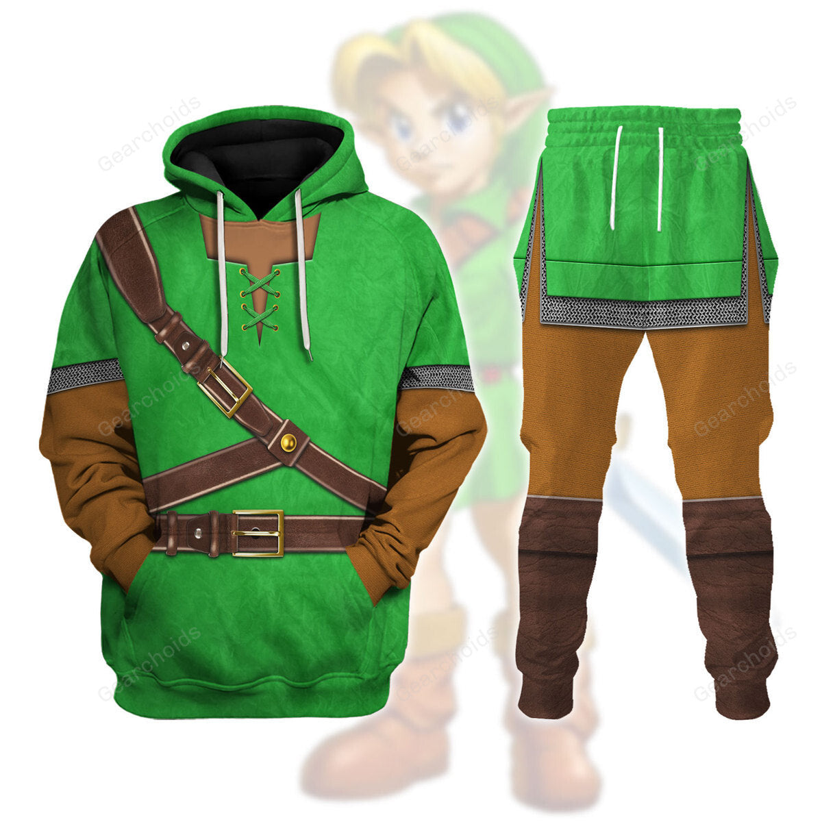 Link Iconic Costume Hoodie Sweatshirt Sweatpants