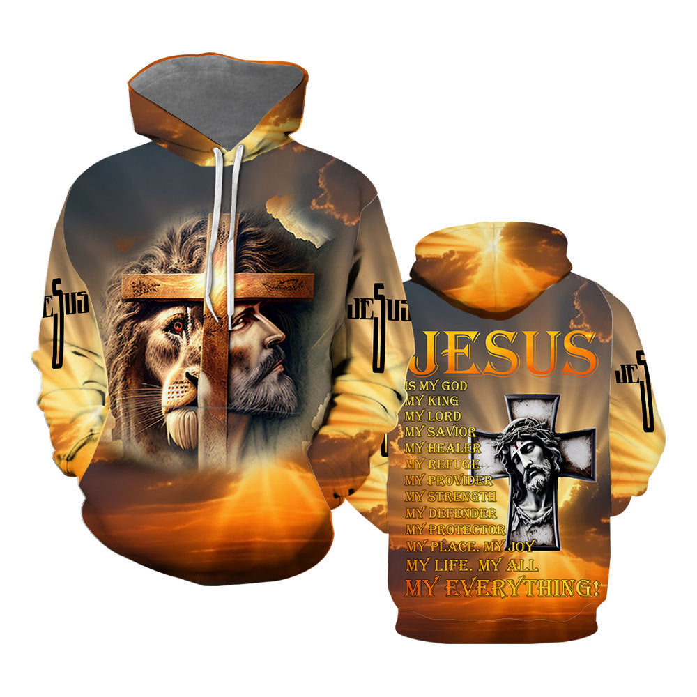 Jesus Is My King My Lord My Savior Hoodie For Men & Women