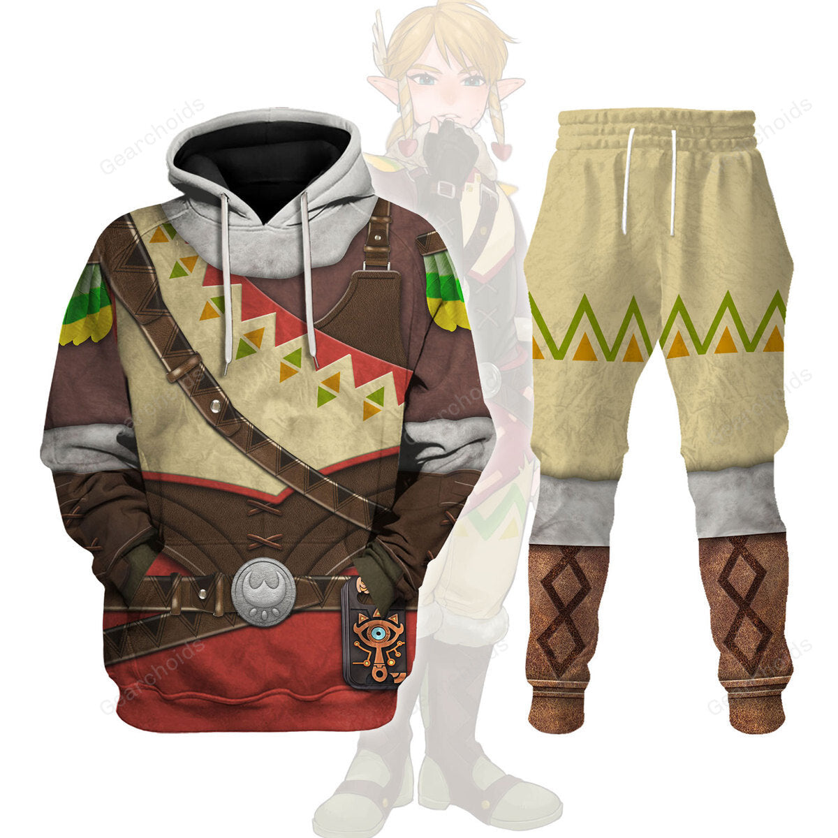 Snowquill Armor Set Link Hoodie Sweatshirt Sweatpants ZDHS13