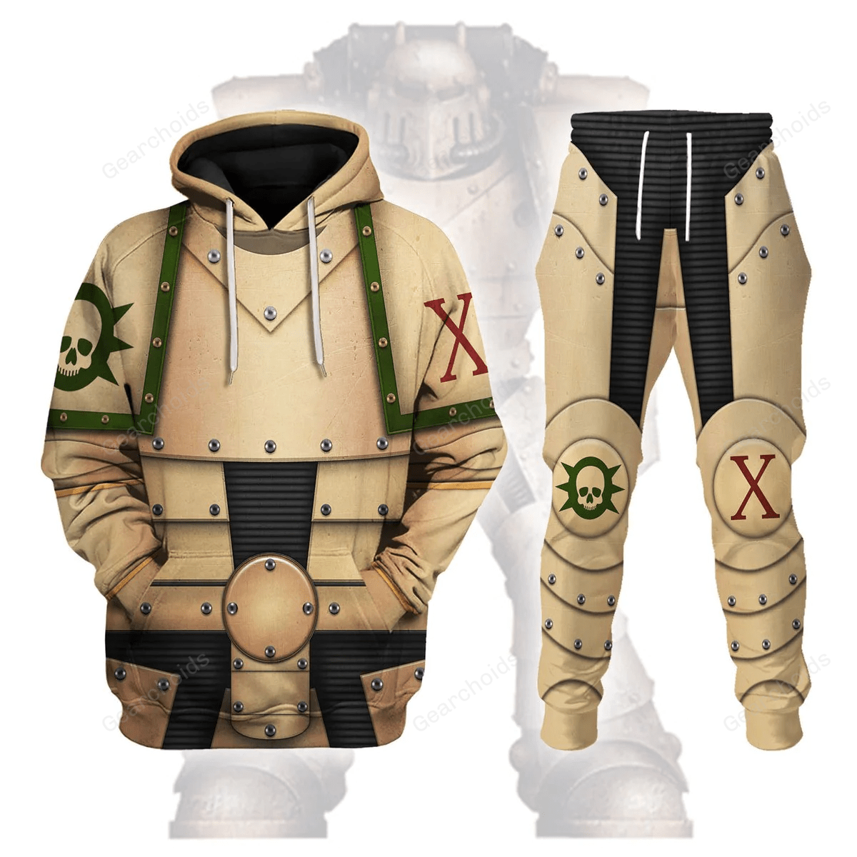 Pre-Heresy Death Guard Legion Colour Scheme - Costume Cosplay Hoodie Sweatshirt Sweatpants WHHS80