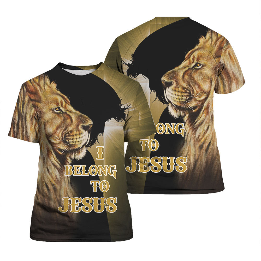 Lion Love I Belong To Jesus T Shirt For Men And Women