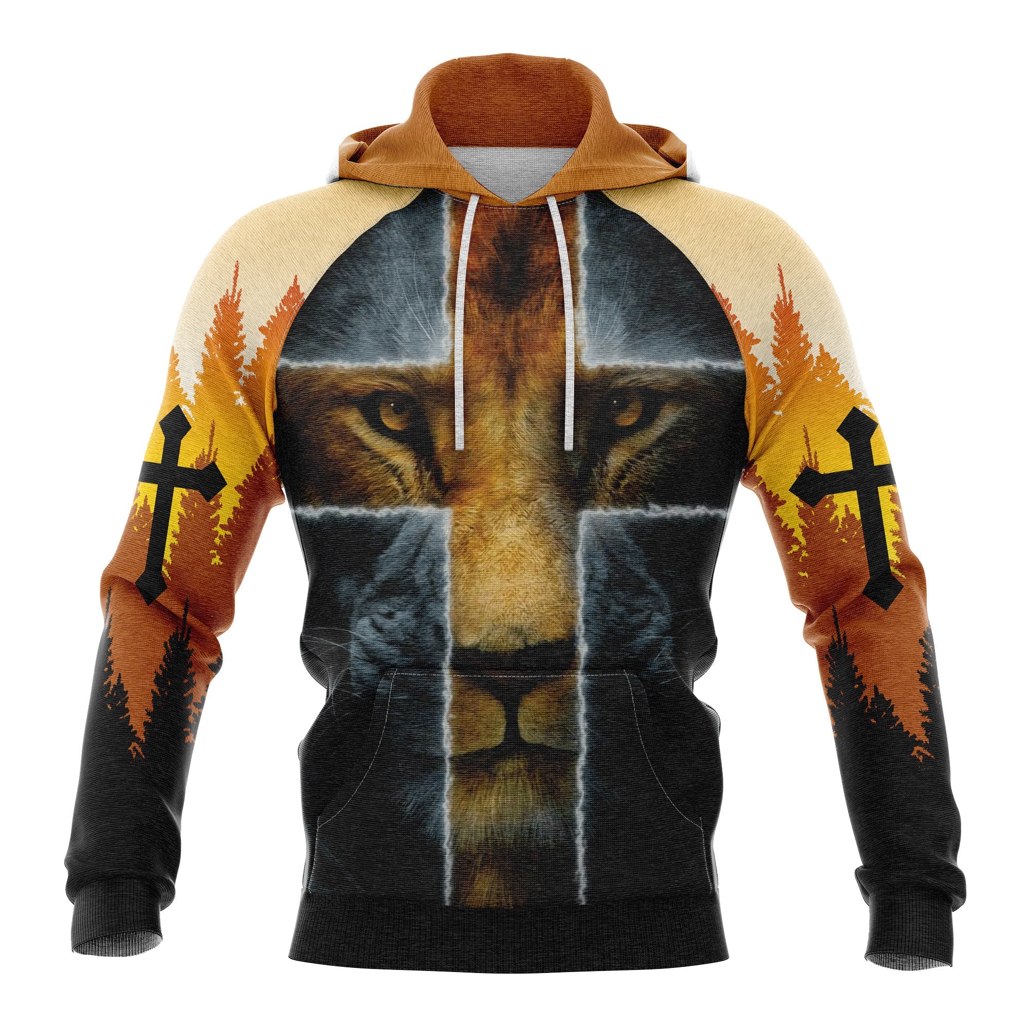 Lion And Jesus Hoodie For Men And Women