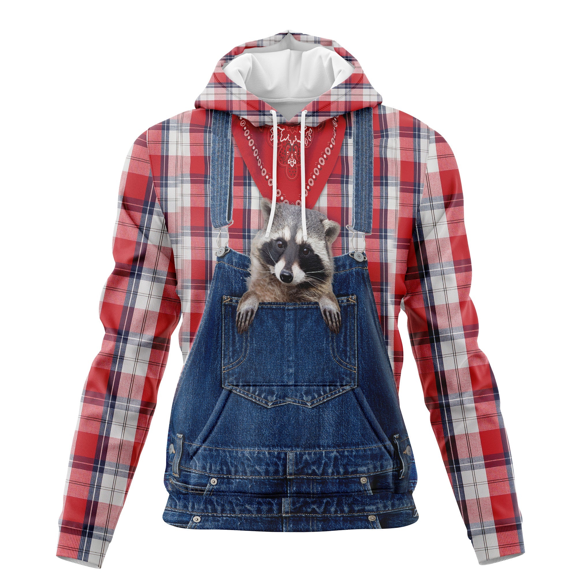 Raccoon Farm Hoodie For Men And Women