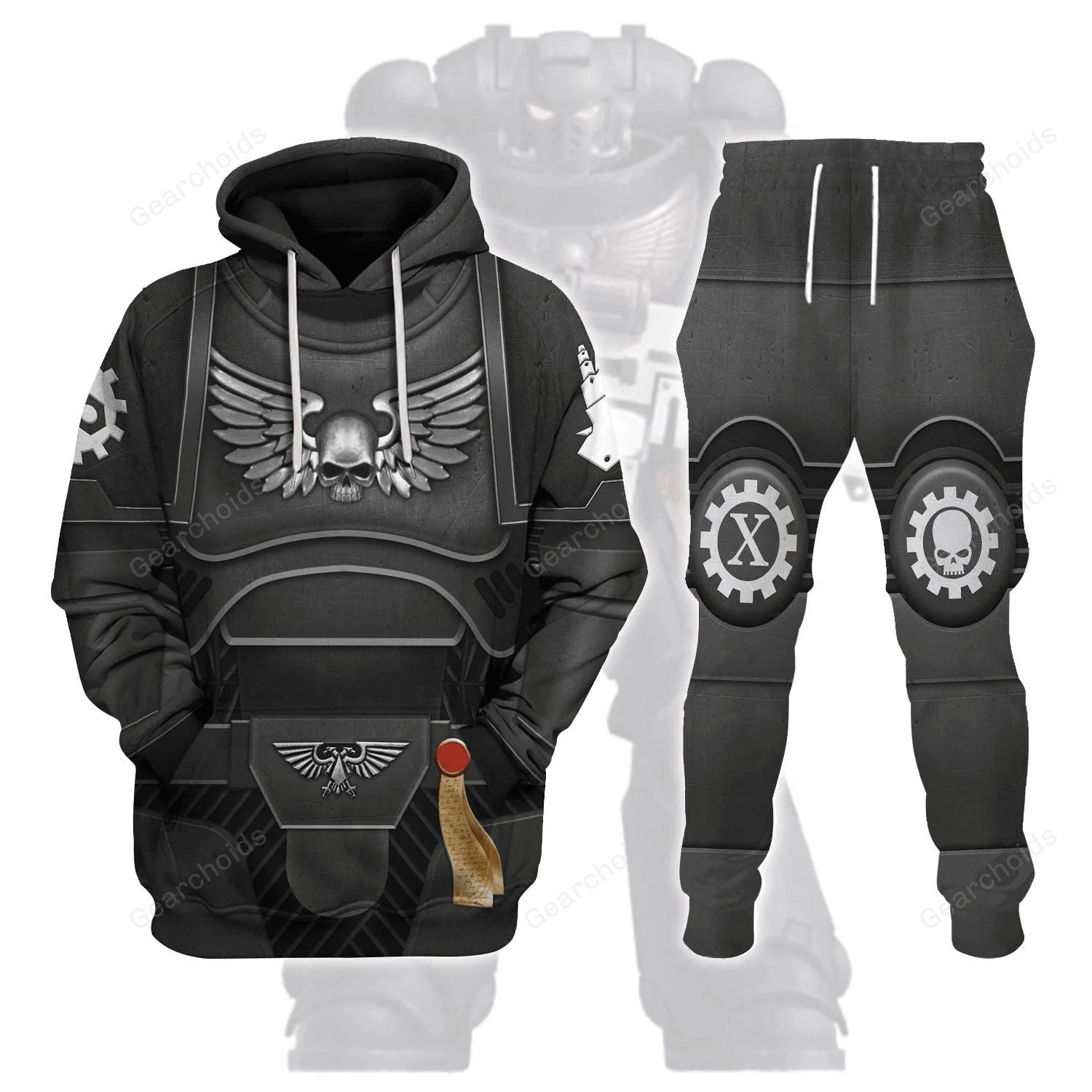 Warhammer Space Marines Iron Hands - Costume Cosplay Hoodie Sweatshirt Sweatpants