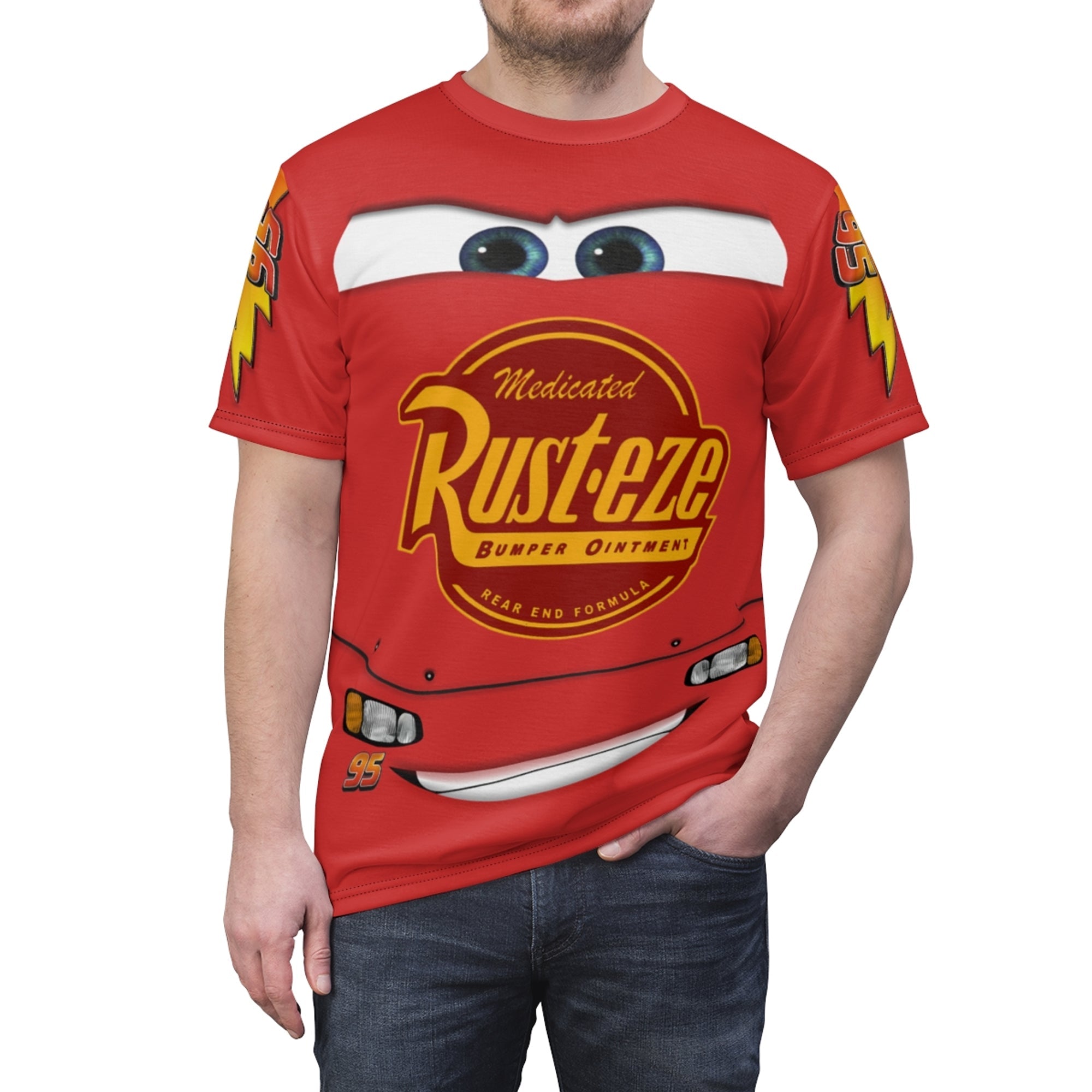 Lightning McQueen Pixar Cars Costume T-Shirt