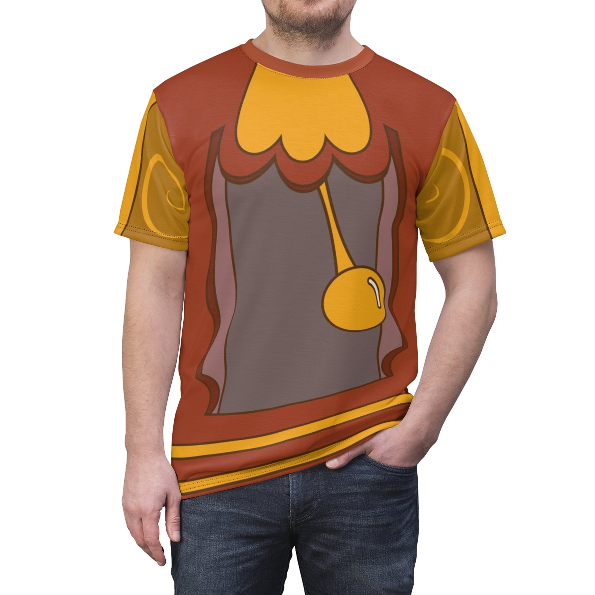 Cogsworth Beauty And The Beast Costume T-Shirt