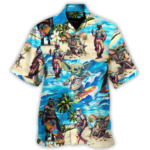 Special Starwars Surfing - Hawaiian Shirt For Men, Women, Kids