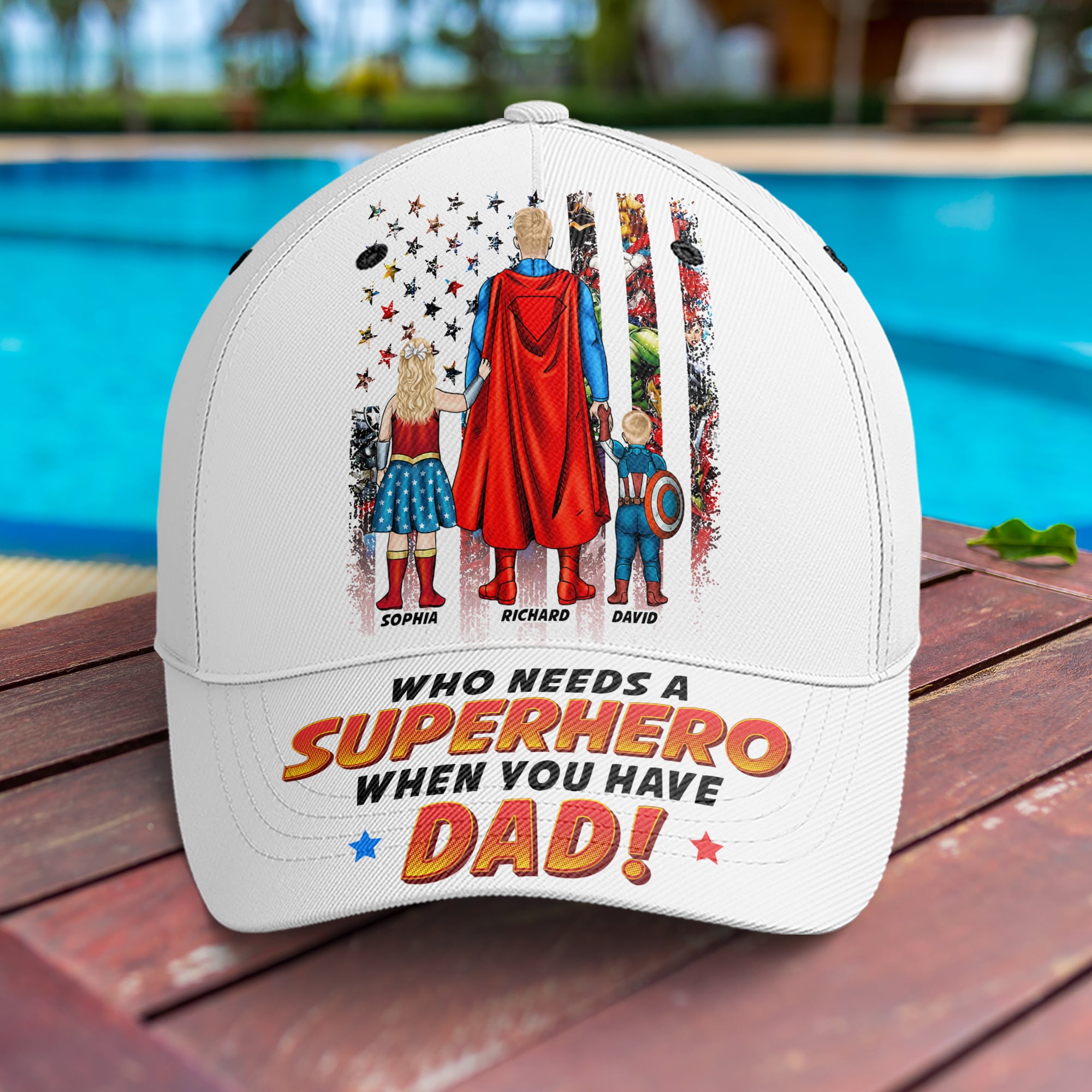 Who Needs A Super Hero When We Have Dad - Personalized Classic Cap - Gift For Dad, Husband, Fathers Day - CL02 NA94