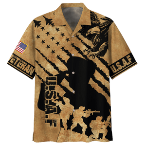 Air Force U.S.A.F Soldier Hawaiian Shirt