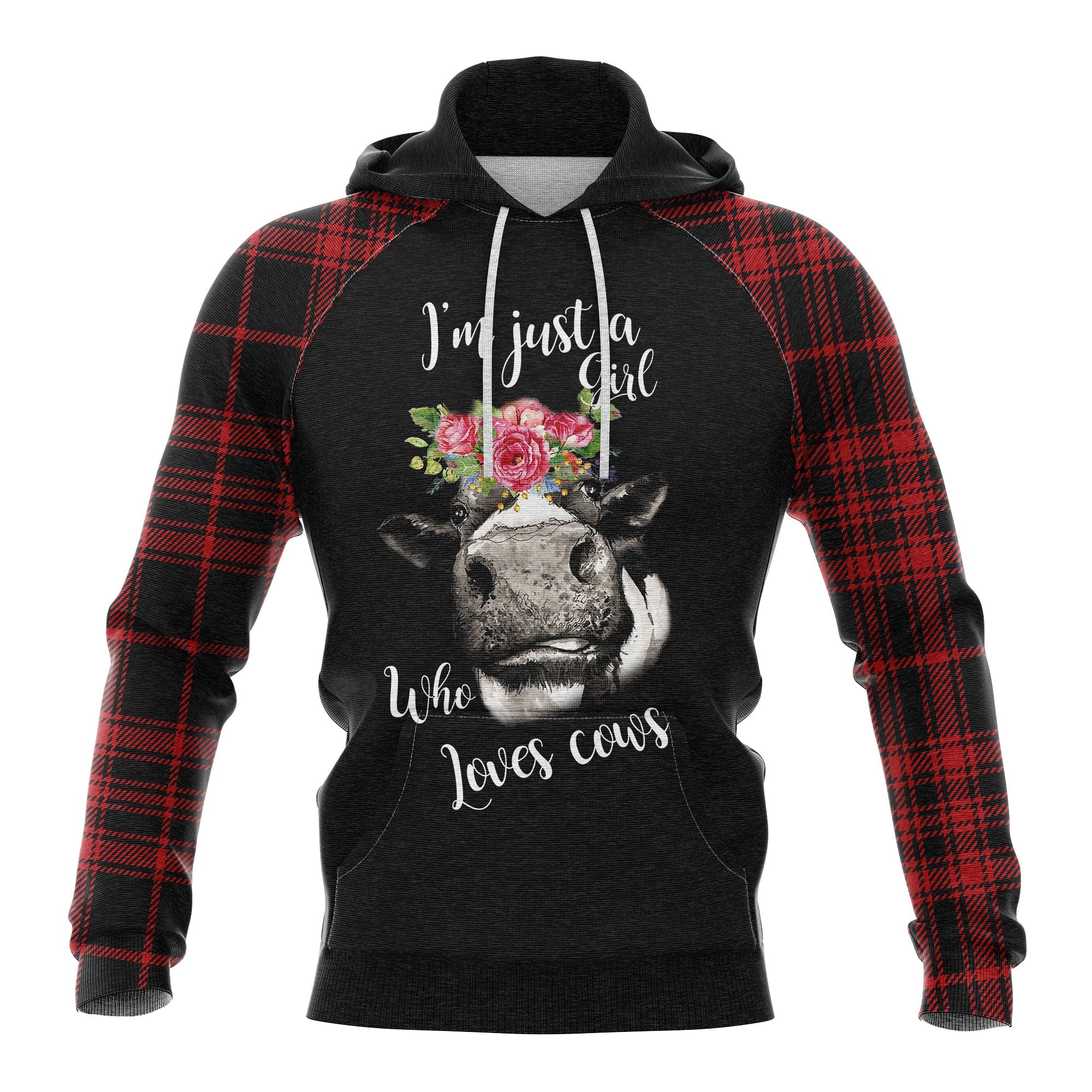 I'm Just A Girl Who Loves Cows Hoodie For Men And Women