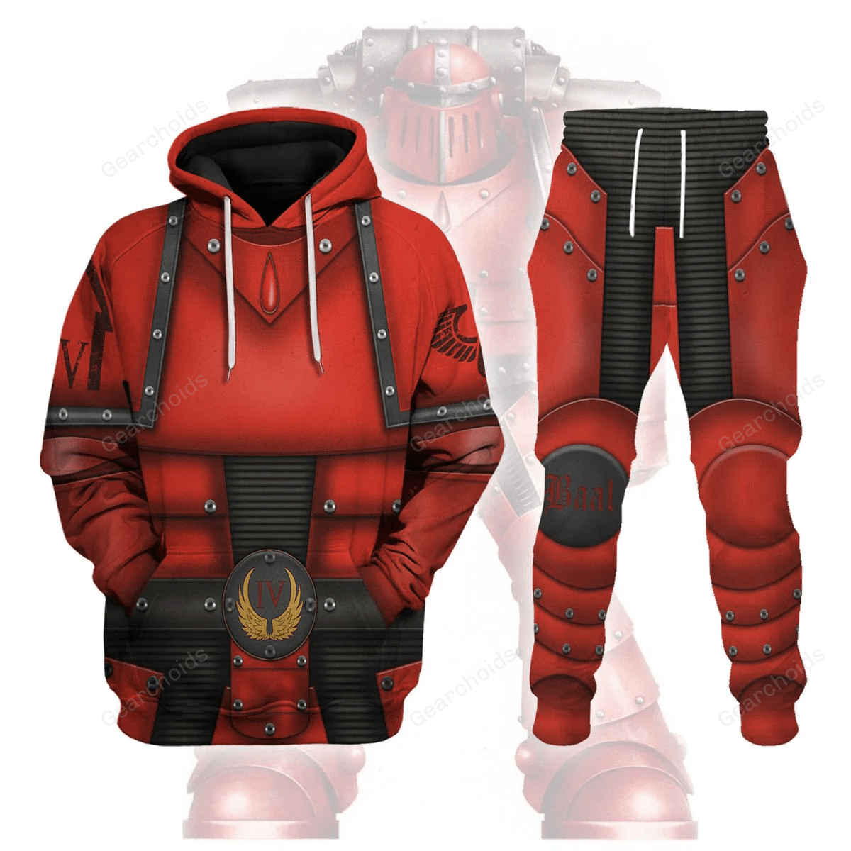 Warhammer Blood Angels Legions - Costume Cosplay Hoodie Sweatshirt Sweatpants WHHS46