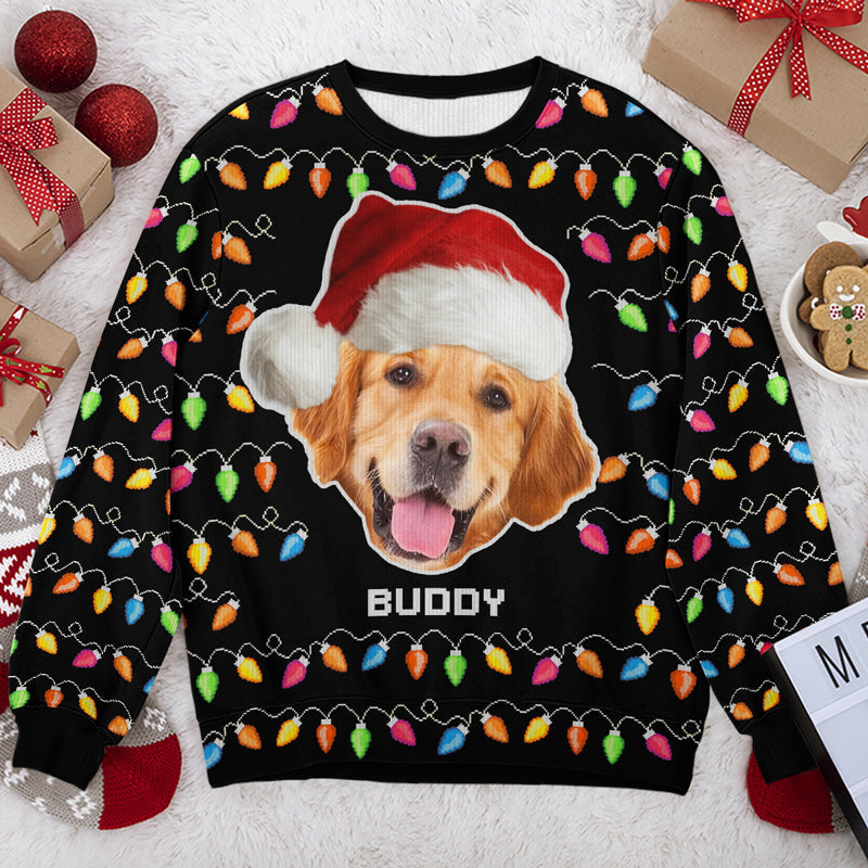 Custom Photo You're Pawsome - Personalized Ugly Sweater - Gift For Pet Owners, Pet Lovers NA94