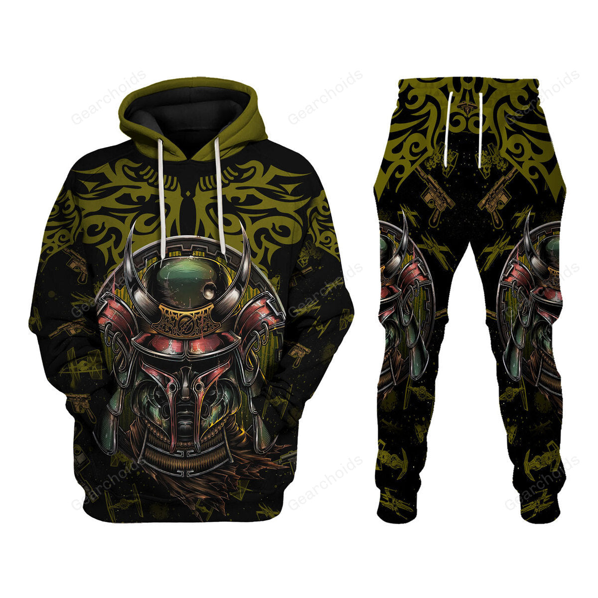 Star Wars Boba Fet Samurai Hoodie Sweatshirt Sweatpants Tshirt Hawaiian shirt SWHS28