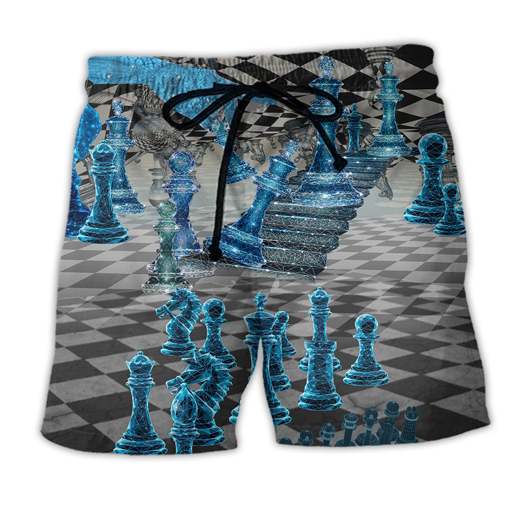 Chess Is Like A Game - Beach Short