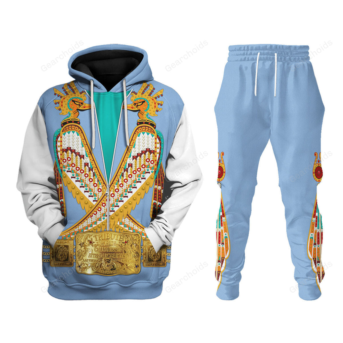 Elvis Prehistoric Bird - Costume Cosplay Hoodie Sweatshirt Sweatpants