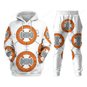 Star Wars BB 8 Robot Costume Hoodie Sweatshirt Sweatpants Tshirt Hawaiian shirt SWHS16