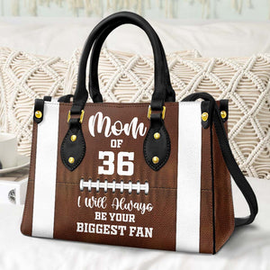 I Will Always Be Your Biggest Fan - Personalized Leather Bag - Gift For Mother, Grandma, Grandmother, Mother's Day | NA94