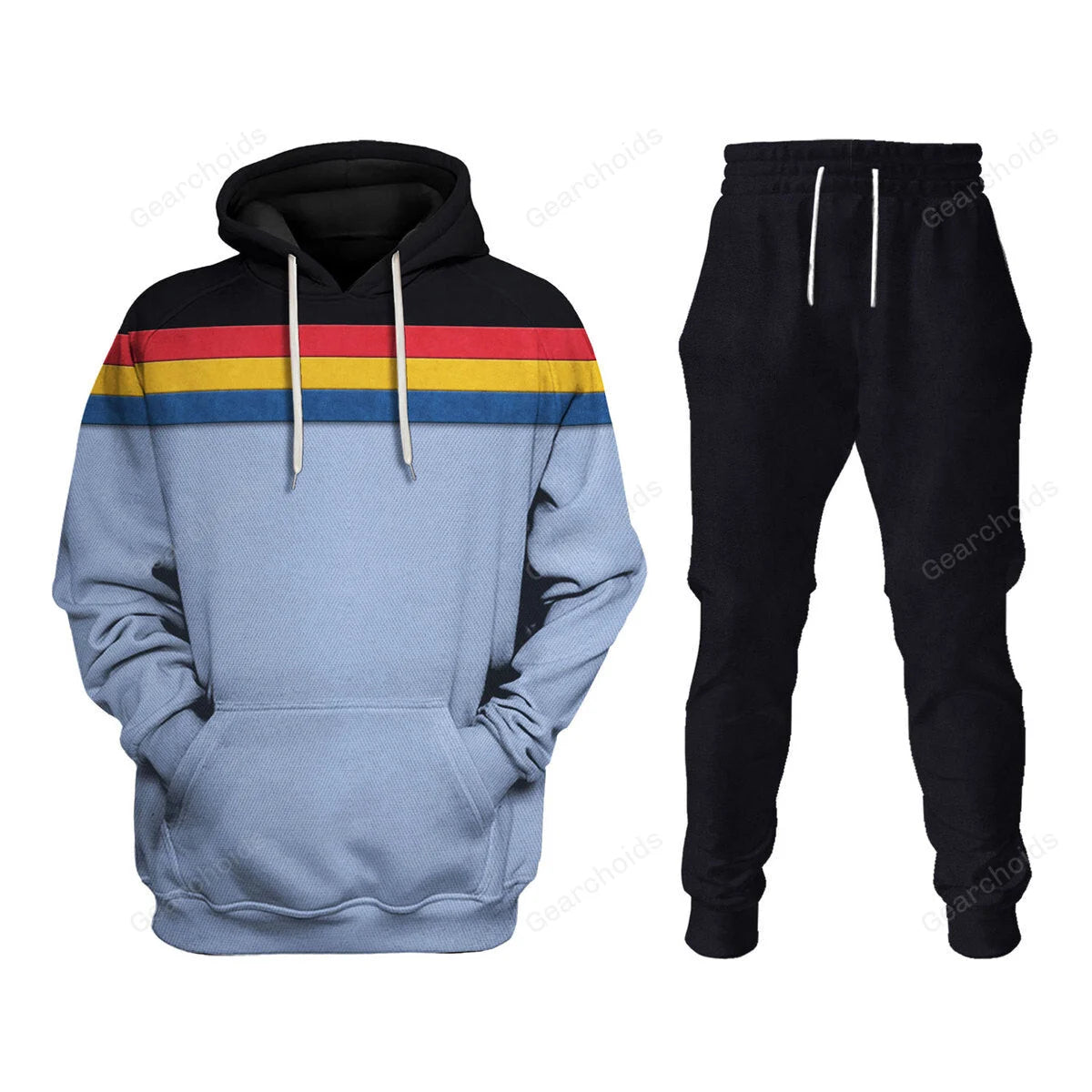 Star Trek Wesley Crusher Hoodie Sweatshirt Sweatpants