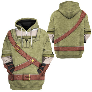 The Legend Of Zelda Link Costume Cosplay Hoodie For Men And Women