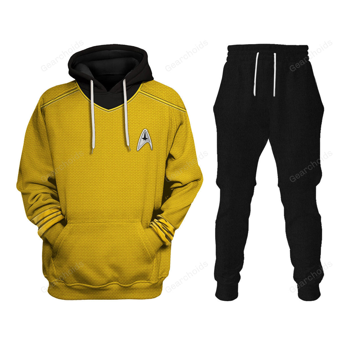 Star Trek Into Darkness Gold Hoodie Sweatshirt Sweatpants