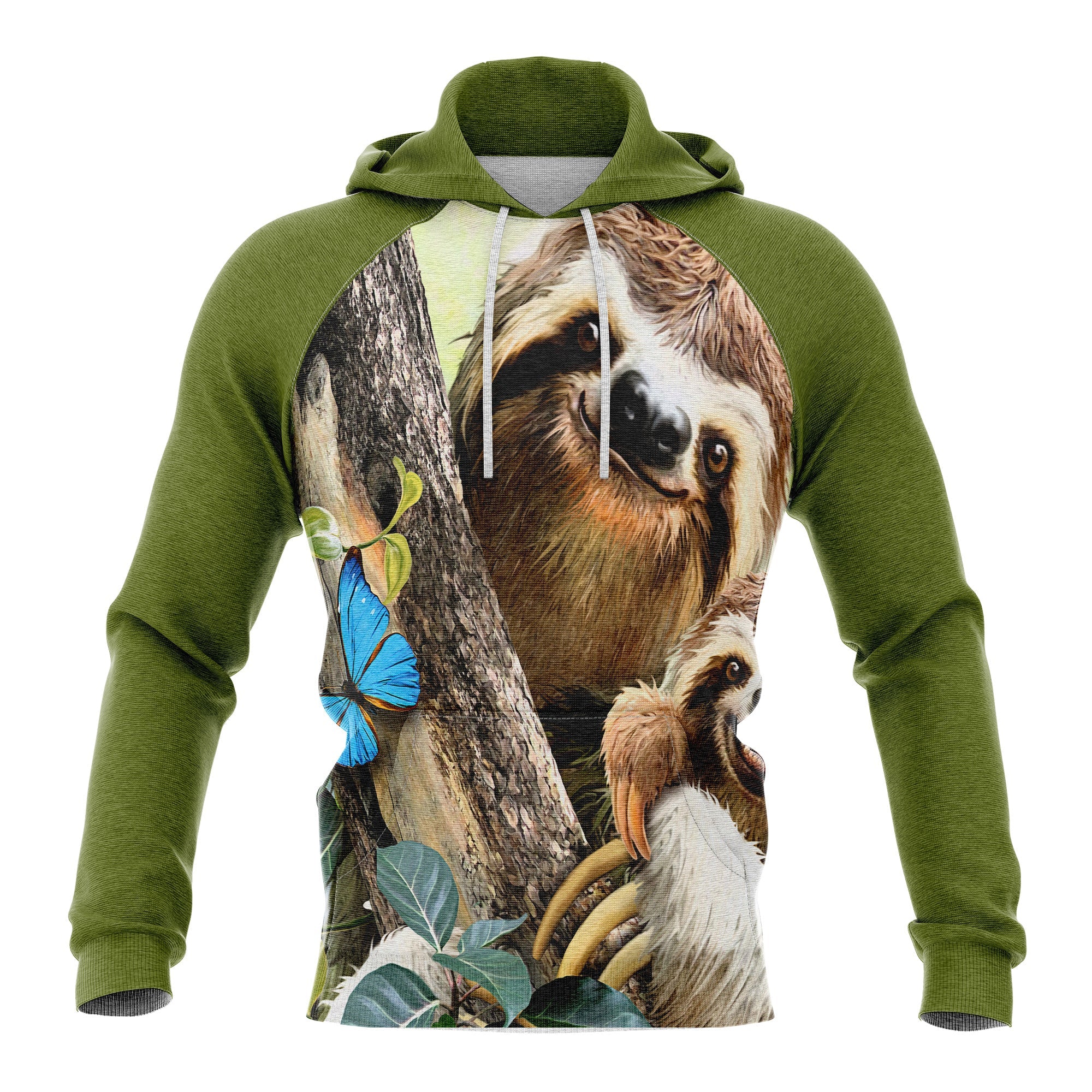 Sloth Tree Hoodie For Men And Women