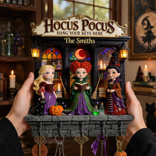 Mystic Sisters - Personalized Hanging Rack - Gift For Movie Fans NL122 