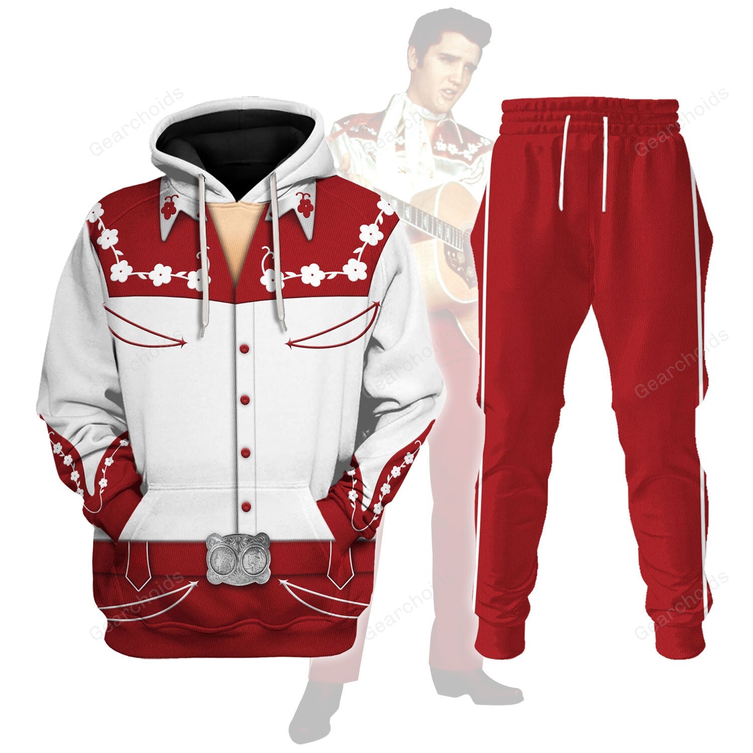 Elvis 'Loving You' 1957  - Costume Cosplay Hoodie Sweatshirt Sweatpants