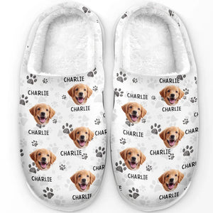 Custom Photo Every Wag Brings Joy To My Heart - Personalized Slippers - Christmas Gift For  Pet Owners, Pet Lovers - NA94