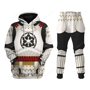 Star Wars Trooper Samurai Costume Hoodie Sweatshirt Sweatpants SWHS37