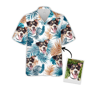 Personalized Leaves Pattern - Hawaiian Shirt Gift For Pet Lovers