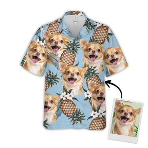 Personalized Gift For Pet Lovers Pineapple Pattern Hawaiian Shirt