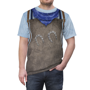 Cadaver Dans Horseshoe Apron Haunted Mansion Costume T-Shirt