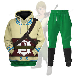 Skyloft Uniform - Skyward Sword Link Attire Hoodie Sweatshirt Sweatpants ZDHS07