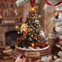 HaPo Wizard And Witch Custom Name Christmas Keepsake - Personalized Acrylic Ornament | GR37 LA02