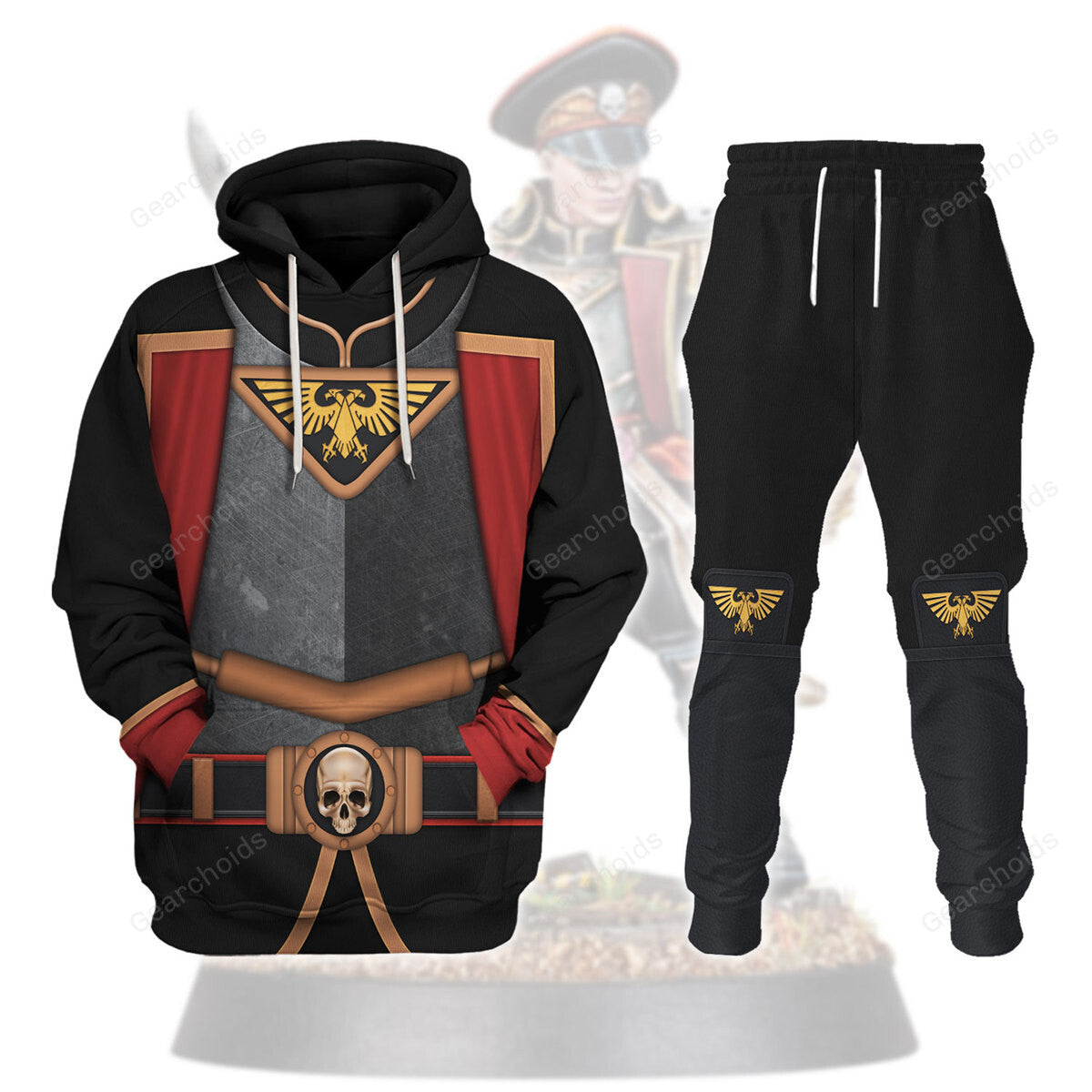 Warhammer Commissar Yarrick - Costume Cosplay Hoodie Sweatshirt Sweatpants