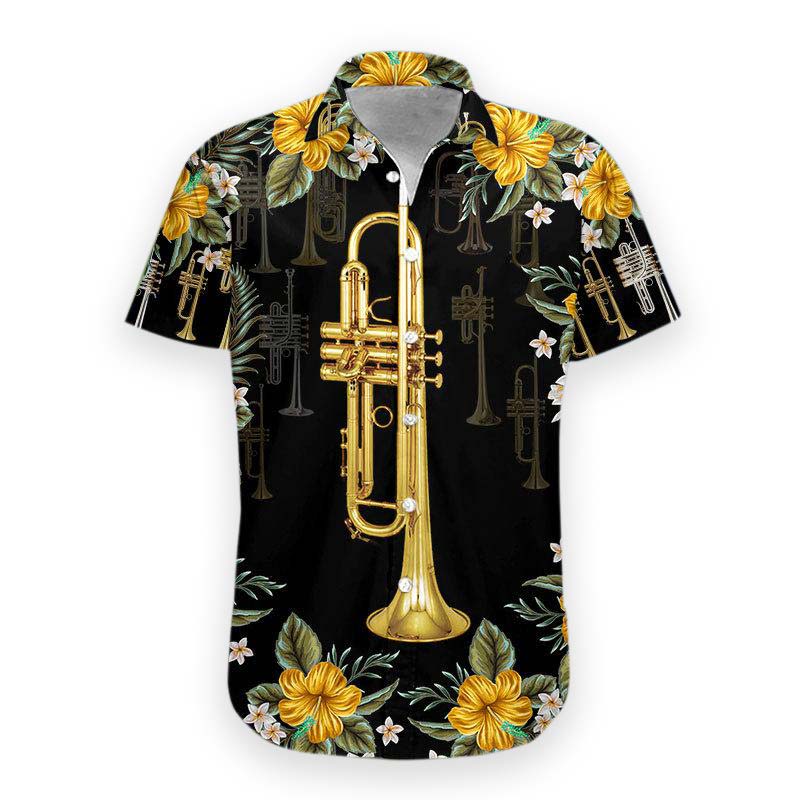 Trumpet Hawaiian Shirt For Men & Women