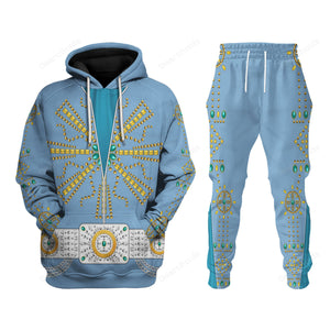 Elvis Tiffany Blue - Costume Cosplay Hoodie Sweatshirt Sweatpants ELHS23